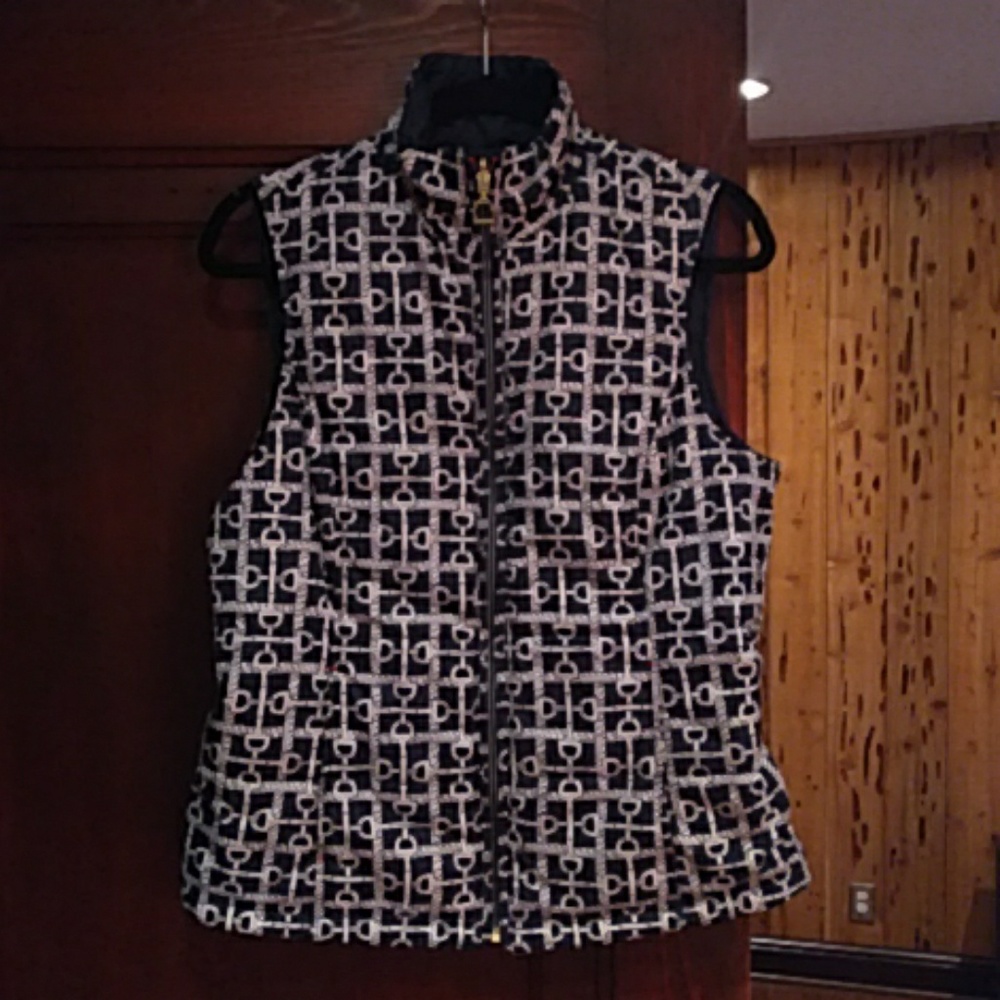 Ariat. Ladies. Reversible Equestrian Vest. Navy M